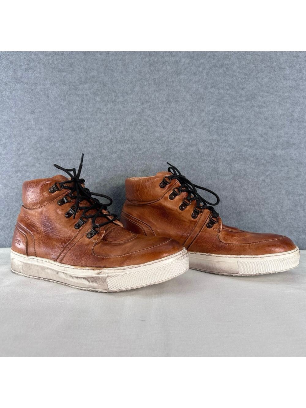 Bed Stu Woman's sz 11 Honor Hi Top Distressed Sneakers Leather Lace Up Bootie